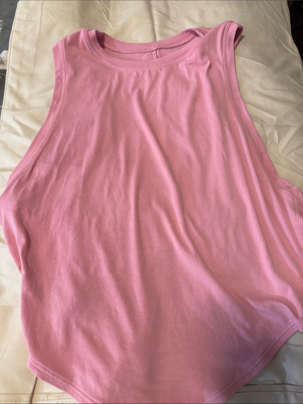 lululemon athletica Light Pink Workout Tank Top